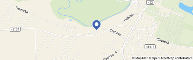 Mapa - Ubytování Ledňáček