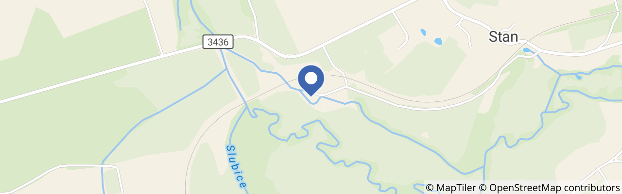 Mapa - Penzion Stanský mlýn