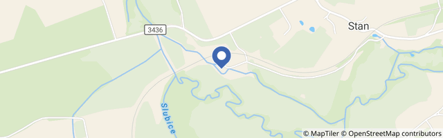 Mapa - Penzion Stanský mlýn