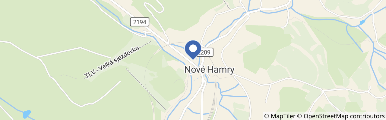 Mapa - Horský hotel Malamut