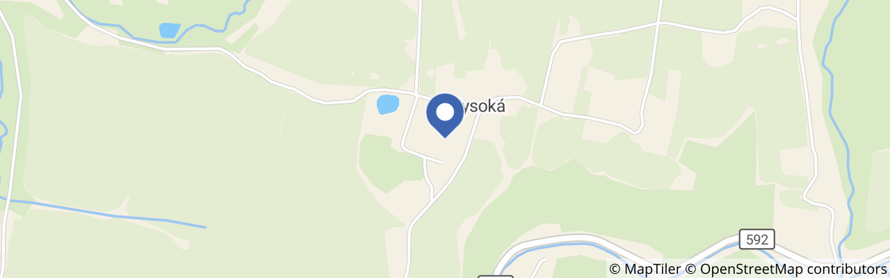 Mapa - Hotel Farma Vysoká