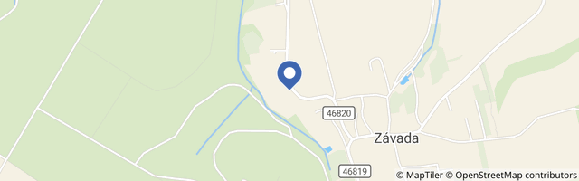 Mapa - Penzion Závada