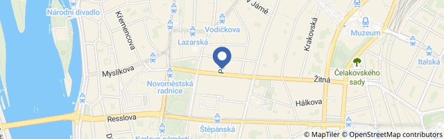 Mapa - Hotel Suite Home Prague