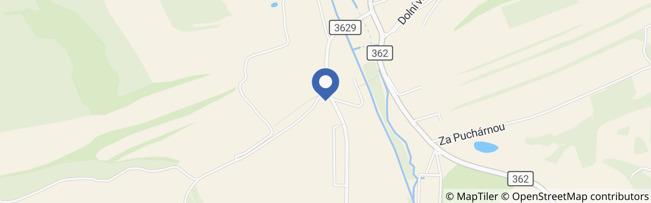 Mapa - Rodinné ubytování Na Habeši