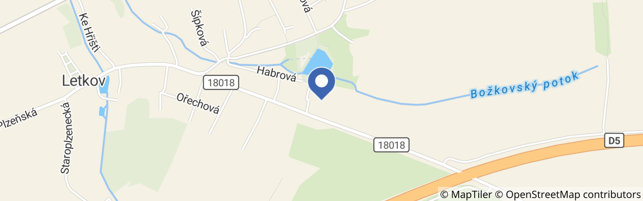 Mapa - Sportpenzion Pohoda