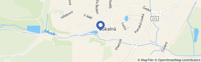 Mapa - Hrad Vildštejn