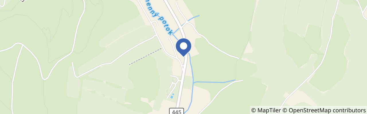 Mapa - Chalupa za Křížkem