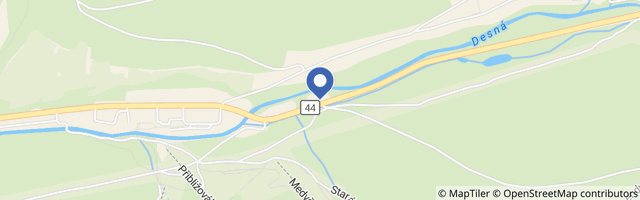 Mapa - Chata pod Mravenečníkem