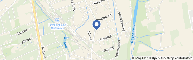 Mapa - Penzion Babí vrch