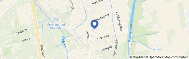 Mapa - Penzion Babí vrch
