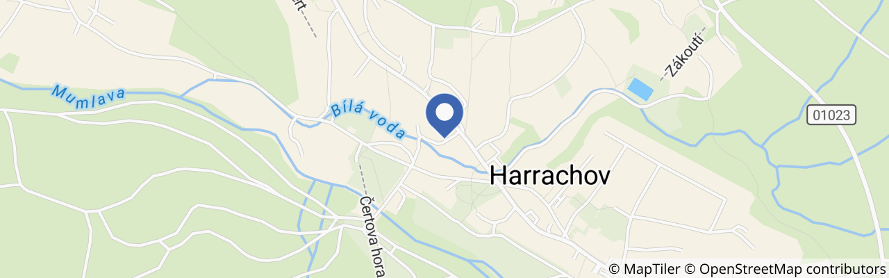 Mapa - Apartmány U Lanovky