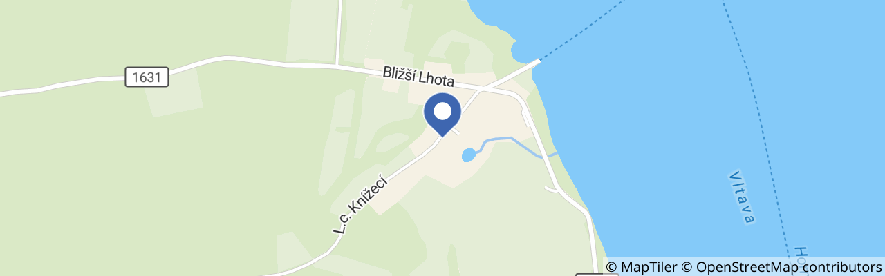 Mapa - Hotel Knížecí cesta