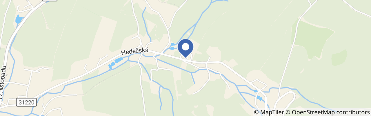 Mapa - Penzion Chalupa u pramene