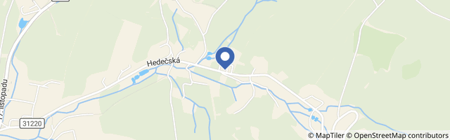 Mapa - Penzion Chalupa u pramene