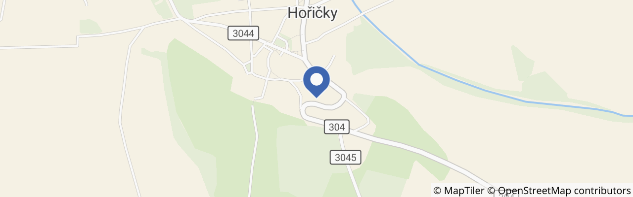 Mapa - Vila Hořičky