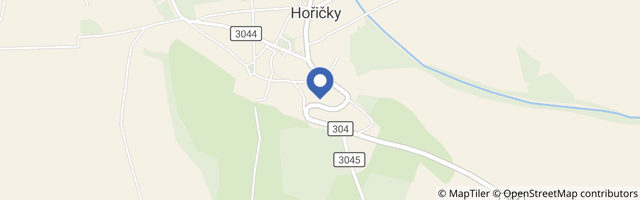 Mapa - Vila Hořičky