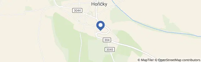 Mapa - Vila Hořičky