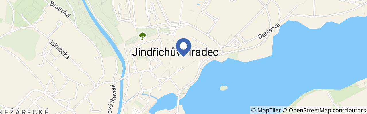 Mapa - Hotel Concertino Zlatá Husa